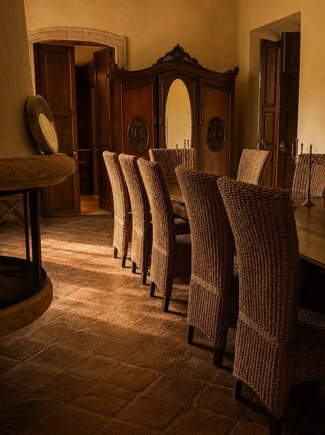 Comedor de carácter histórico en Hacienda TAI Capulín