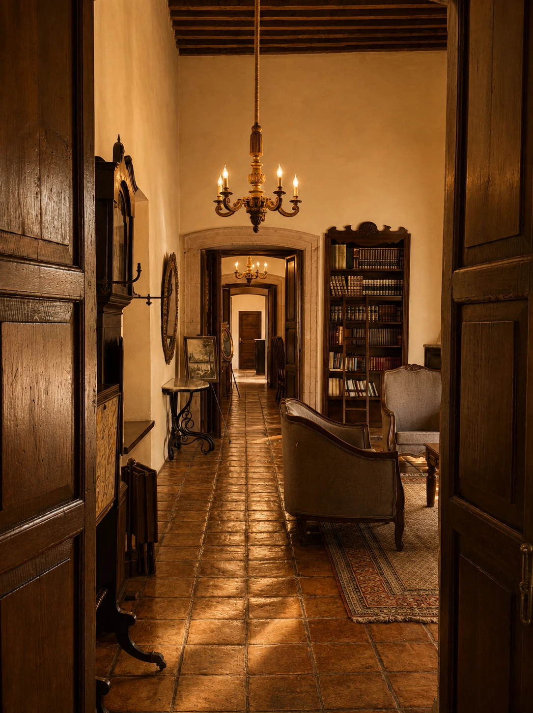 Pasillo histórico de Hacienda TAI Capulín
